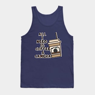 COFFEE & CAMERA Tank Top